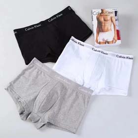 Calvin Klein CK Men's solid color underwear boxer 3pcs(11 styles)-2356